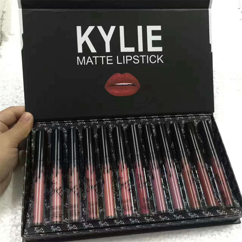 Lip Gloss 12 Bows Set Liquid Lipstick Lip Gloss 12 Bows Set Liquid Lipstick